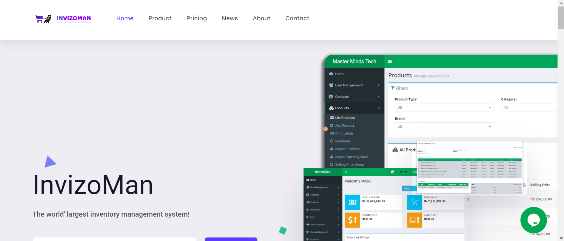 Project image: invizoman.com