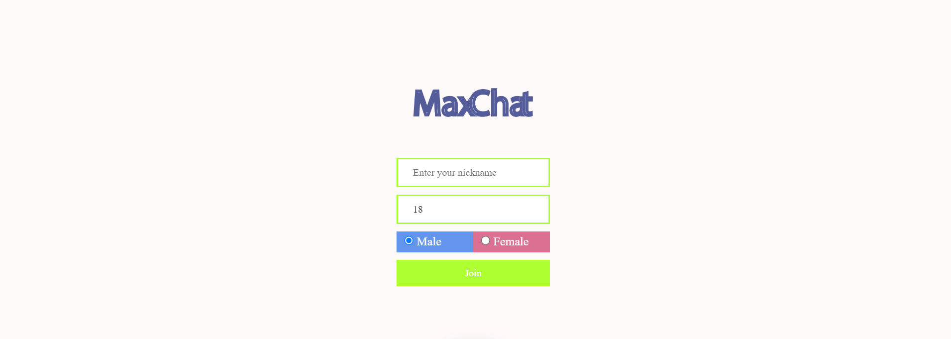 Project image: MaxChat